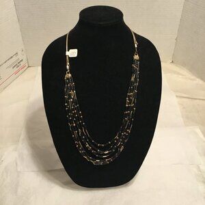 Ann Taylor Loft 7 strand adjustable necklace New with price tag